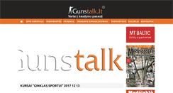 Desktop Screenshot of gunstalk.lt